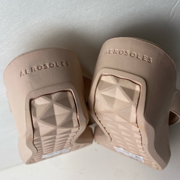 Aerosoles Womens Isha Pink thong Wedge Slides Thong Sandals Shoes size9 - Picture 6 of 6